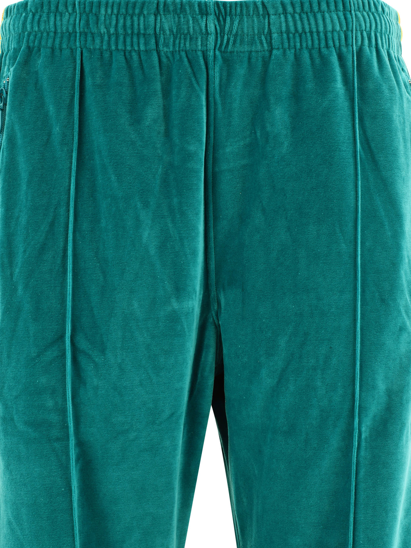 NEEDLES Light Blue Velvet track trousers